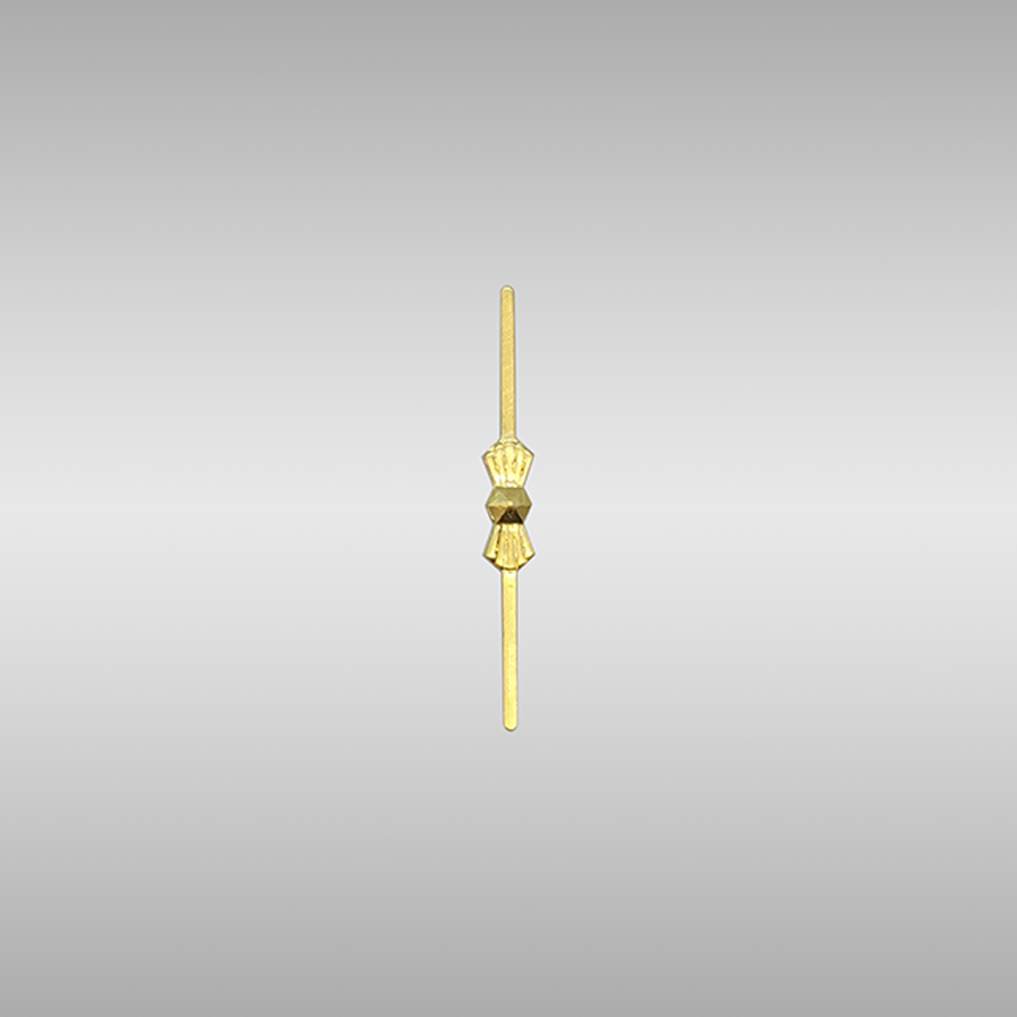 C90022  Bow Tie Straight Link Gold Finish 33mm